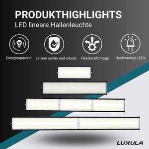 Produktbild für LED-Hallenstrahler Luxula LX500123, 200 Watt