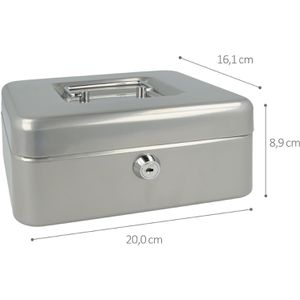 Produktbild für Geldkassette Westcott E-51001 Silver