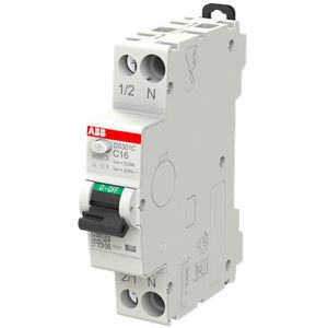 FI-LS-Schalter ABB DS301C C16, 230 V / 400 V, 6 kA, 1-polig+N