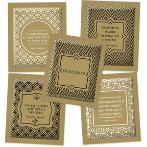 Produktbild für Zuckersticks Hellma Goldline, weißer Zucker