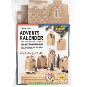 Produktbild für Adventskalender Folia 9385, Hygge Dorf