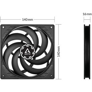 Produktbild für Gehäuselüfter Arctic P14 Slim PWM PST, ACFAN00268A