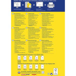 Produktbild für Versandetiketten Zweckform L7165-40, weiß