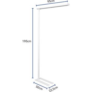 Produktbild für Stehlampe Maul Mauljet, LED, weiß, 195 cm