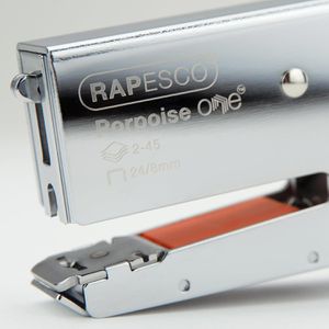 Produktbild für Heftzange RAPESCO 1794, Porpoise One, aus Metall, chrom