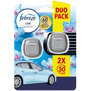Autoduft Febreze Car Duo, Lenor Aprilfrisch, 2 Stück