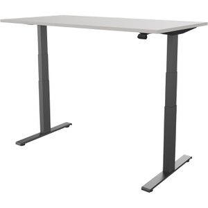 Produktbild für Schreibtisch fm-Büromöbel fouraction lichtgrau / anthrazit
