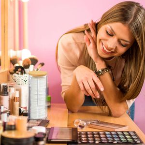 Produktbild für Wattepadspender Relaxdays 10026559, transparent