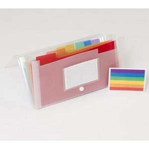 Produktbild für Fächermappe Exacompta 55398E Crystal, 26 x 14 cm