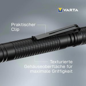 Produktbild für Taschenlampe Varta Aluminium F10 Pro LED, Batterie