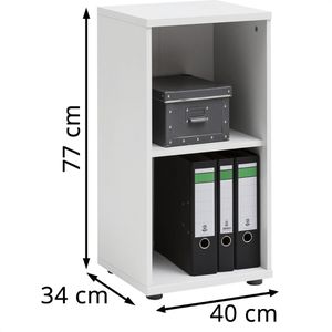 Produktbild für Aktenregal Möbelpartner Serie 200, aus Holz