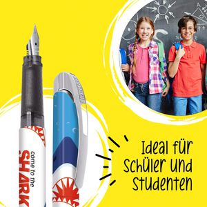 Produktbild für Füller Online College II Shark, Feder M