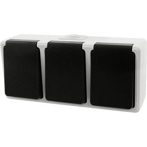 Steckdose McPower Taff, IP44, Aufputz