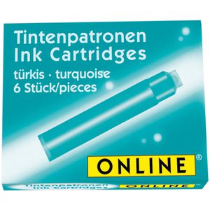 Füllerpatronen Online türkis