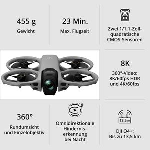 Produktbild für Drohne DJI Avata 360, mit Controller RC 2 &amp; Akku