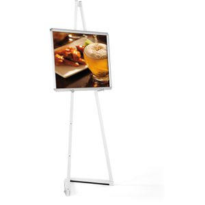 Produktbild für Staffelei Update-Displays Aluminium, weiß