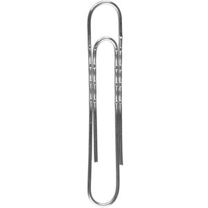 Produktbild für Büroklammern Alco 262, 77mm, silber