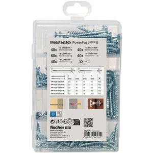 Produktbild für Schraubenset Fischer Meisterbox PowerFast II SK