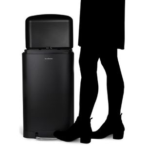 Produktbild für Mülleimer Les-Collectors N705, schwarz