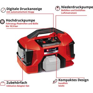Produktbild für Kompressor Einhell PRESSITO 18/21, 71 dB(A), 18V