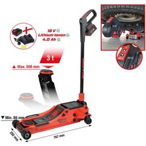 Produktbild für Rangierwagenheber KS-Tools e-performance Akku, extra flach