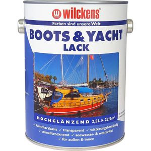 Wilckens Klarlack Boots und Yachtlack, 2,5 l, hochglänzend, Holz, Kunstharzlack