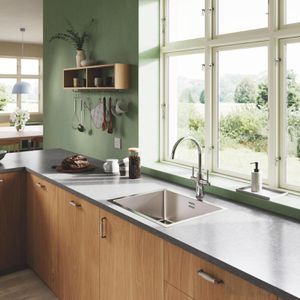 Produktbild für Spülbecken GROHE K700U 31574SD1, Einzelbecken, Edelstahl