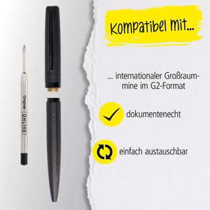 Produktbild für Kugelschreiber Online Eleganza Black Style, 34567