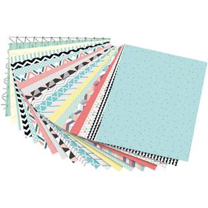 Produktbild für Motivpapier Folia 48449 Geometrie, 24 x 34 cm
