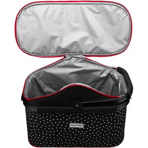 Produktbild für Einkaufskorb anndora TW-1402-230 SNÖVIT, Thermo, schwarz/weiß