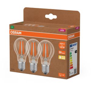 Produktbild für LED-Lampe OSRAM Classic A efficiency Filament, E27