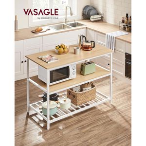 Produktbild für Küchenregal Vasagle KKI001W09, eiche