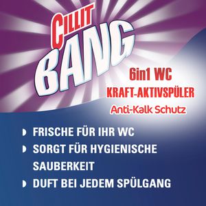 Produktbild für WC-Duftspüler Cillit-Bang 6 in 1, Anti Kalk