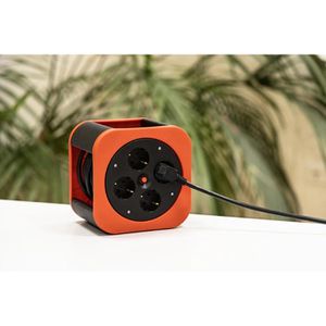 Produktbild für Kabeltrommel REV-Ritter Kabelbox S rot, 10m