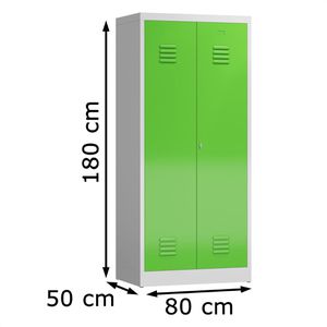 Produktbild für Spind ClassiX X-515425, Doppelspind, grün