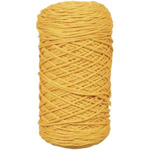 Häkelgarn Rayher 42009166 Braidy Recycling Garn 2 mm honiggelb