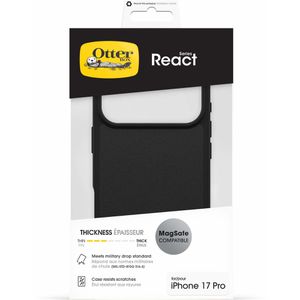 Produktbild für Handyhülle Otterbox React Series 77-99293, Magsafe, schwarz