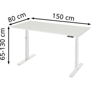 Produktbild für Schreibtisch Rau adlatus 100, lichtgrau / lichtgrau