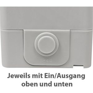 Produktbild für Steckdose McPower Taff, IP44, Aufputz
