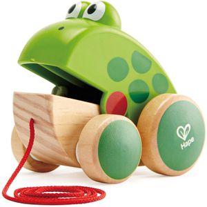 Motorikspielzeug Hape Nachziehfrosch Fridolin