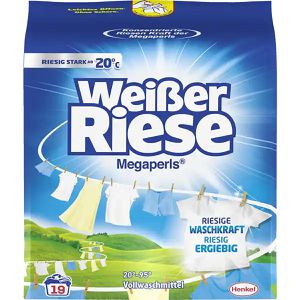 Waschmittel Weißer-Riese Megaperls Vollwaschmittel