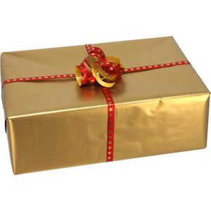 Produktbild für Geschenkband Präsent Christmas Star, rot
