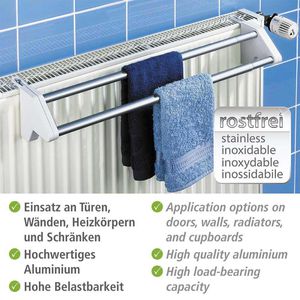 Produktbild für Wäscheständer Wenko Twin 3702100, ausziehbar