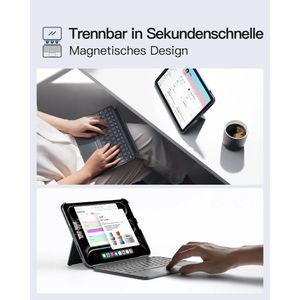 Produktbild für Tablet-Hülle Inateck KB04122-11, grau