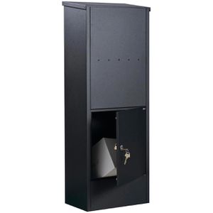 Produktbild für Paketbriefkasten Allux 600 Parcel RS, schwarz