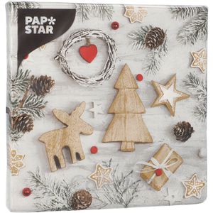 Produktbild für Servietten Papstar 89358 Winter Potpourri