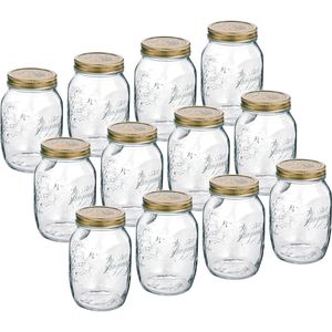 Einmachglas Bormioli-Rocco Quattro Stagioni, mit Schraubdeckel