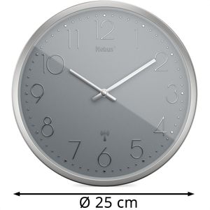 Produktbild für Wanduhr Mebus 19775, Kunststoff, analog, Funkuhr