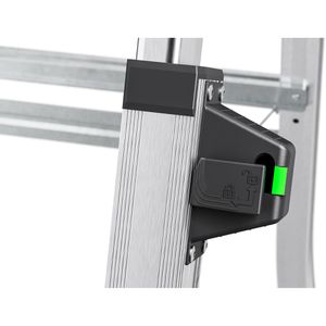 Produktbild für Teleskopleiter Hailo Master TL100, 8450-100, Länge 1,9m
