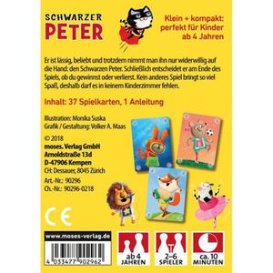 Produktbild für Kartenspiel Moses 90296, Schwarzer Peter